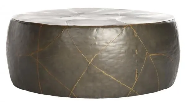 Vernice Coffee Table - Silver