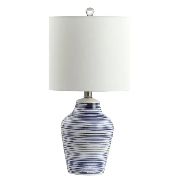 Maxton Table Lamp, Set Of 2 - Blue / White