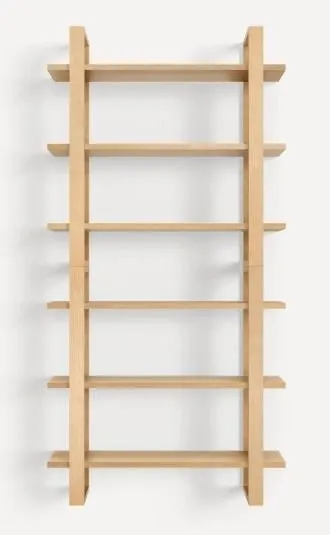 Index Wall Shelf, Set of 2 - Oak - Wood