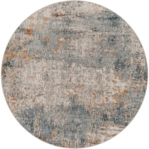 Cardiff Beige Indoor 5'3" x 5'3" Machine Woven Rug