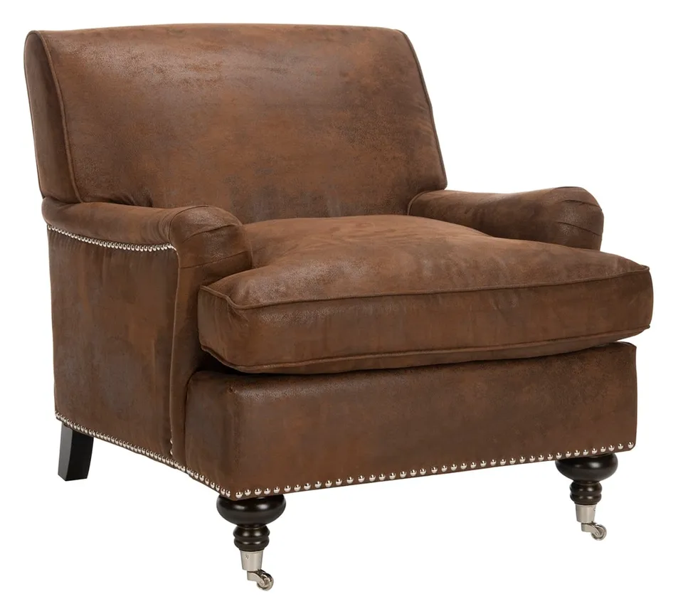 Chloe Club Chair - Brown/Espresso