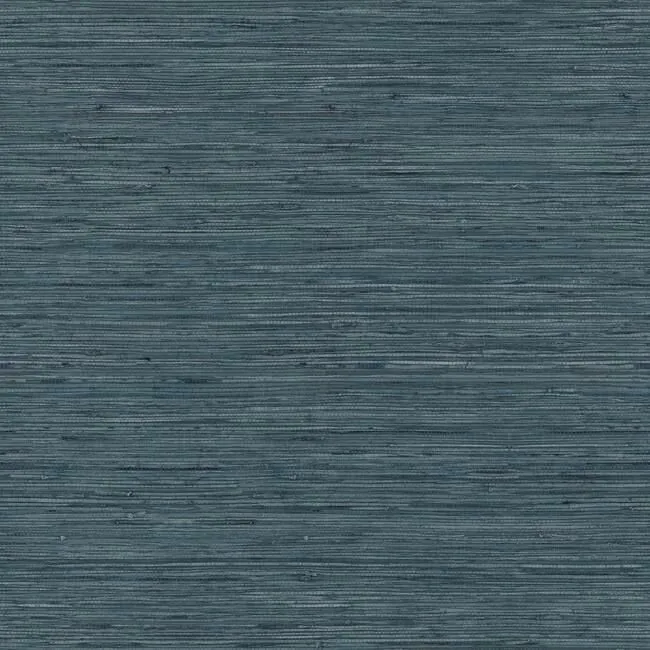 Grasscloth Peel & Stick Wallpaper, Blue, Single Roll