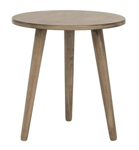 Orion Round Accent Table - Desert Brown