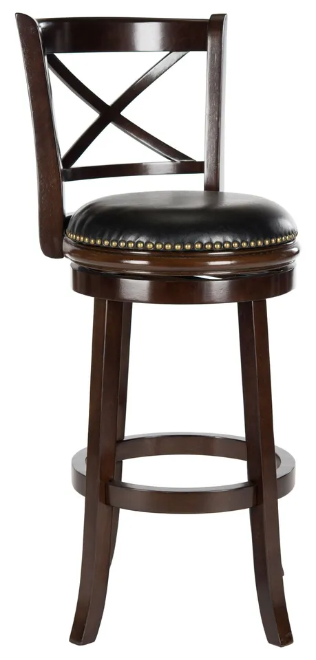Butler Swivel Bar Stool - Cappuccino/Black