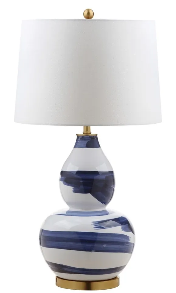 Aileen Table Lamp - Blue/White
