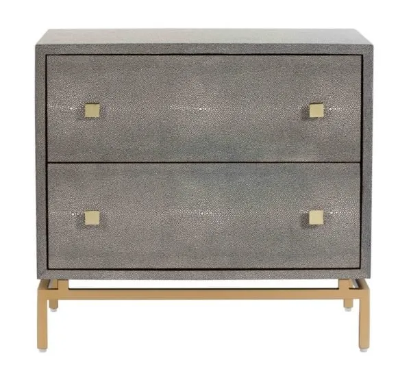 Mariana Shagreen Nightstand