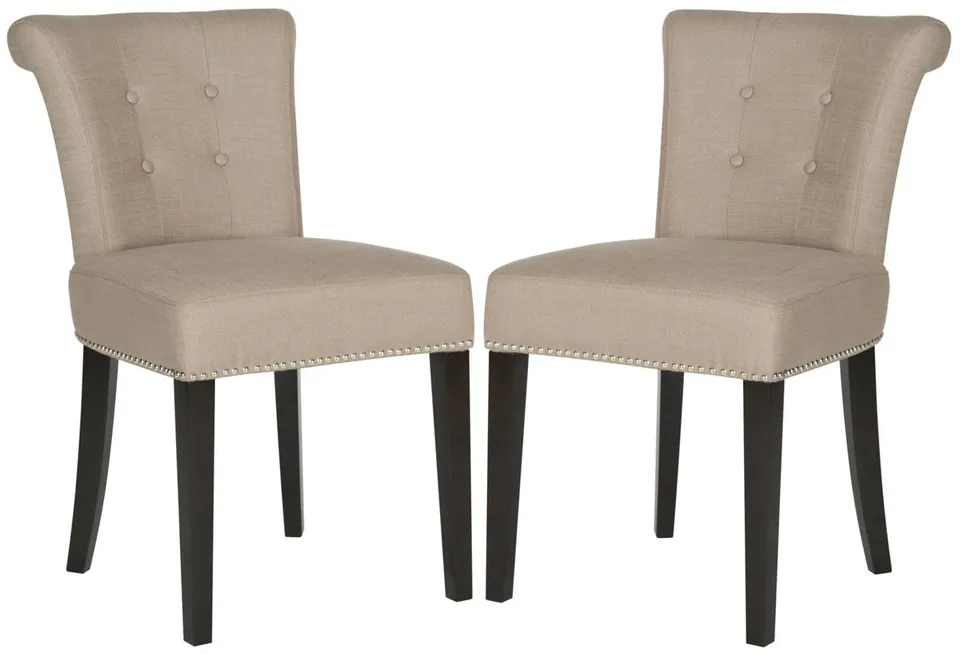Sinclair Ring Dining Chair, Set Of 2 - Oyster Grey