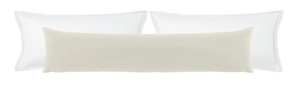 THE XL LUMBAR :: MOHAIR VELVET // MARBLE - 14" X 48"