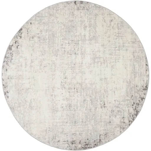 Roma Beige Indoor 6'7" x 6'7" Machine Woven Rug