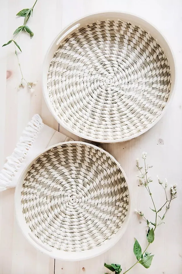 Lola Woven Bamboo Tray