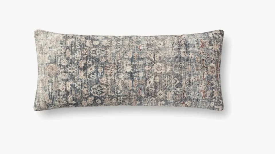 Amber Lewis x Loloi No Name Denim / Natural 13" x 35" Cover w/Down