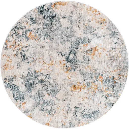 Laila Gray Indoor 5'3" x 5'3" Machine Woven Rug