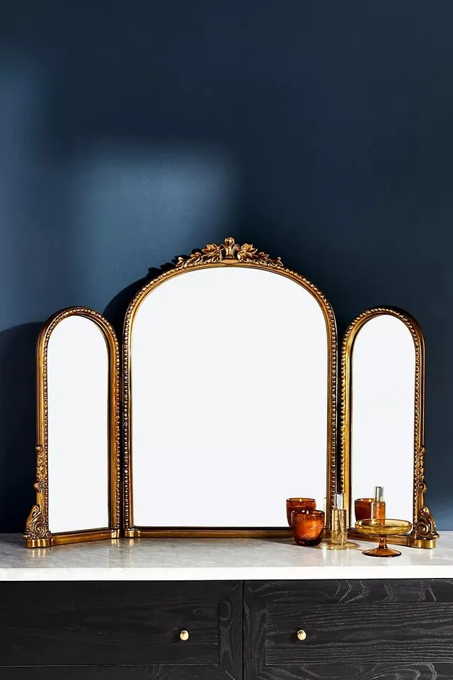 The Gleaming Primrose Triptych Mirror