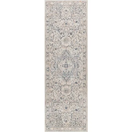 Amore Beige Indoor 2'7" x 7'10" Machine Woven Rug