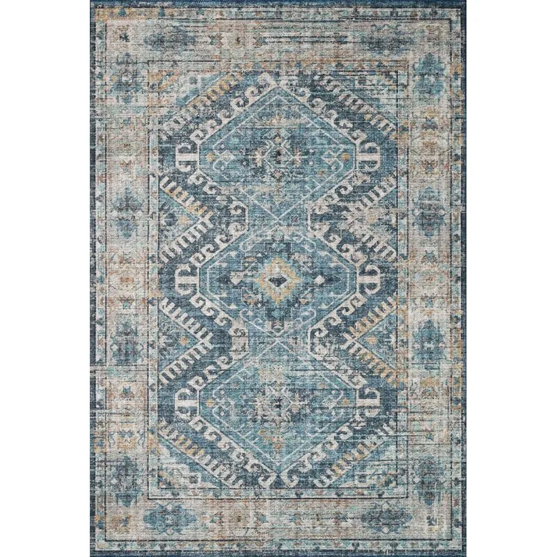 Gelo Orinetal Denim/Gray Area Rug