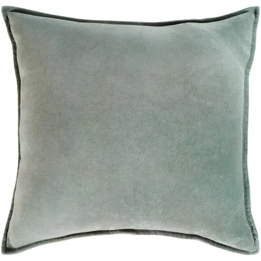 Cotton Velvet CV-021 20"L x 20"W Down Filled Pillow