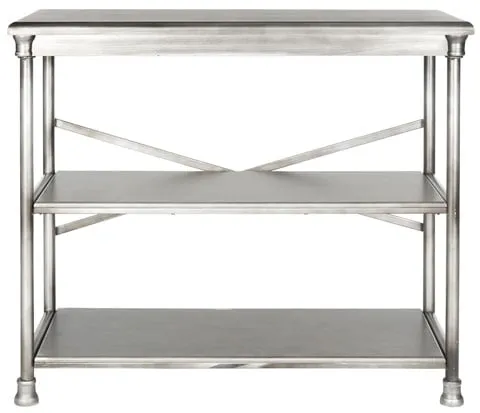 Jamison Medium Bookcase - Dark Silver
