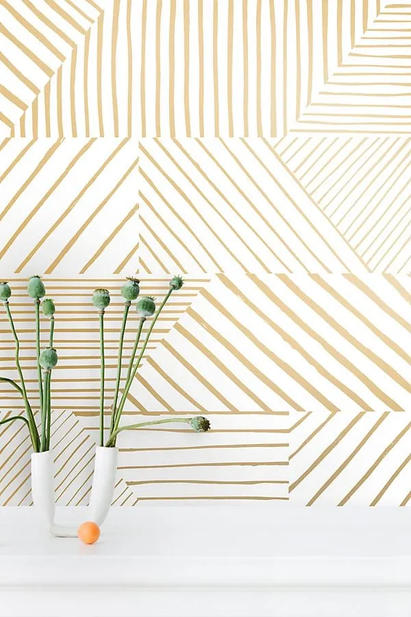 Parquet Hand Printed Wallpaper