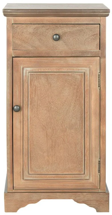 Jett Storage Cabinet - Washed Natural Pine