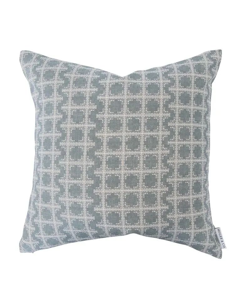Fitz Pillow Cover, Blue Willow, 20" x 20"