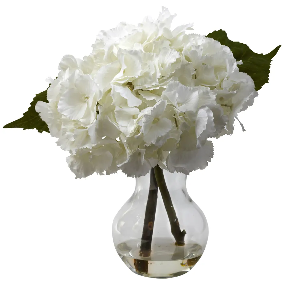 Faux Blooming Hydrangea Arrangement