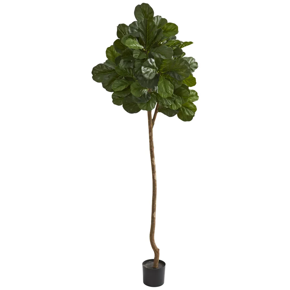 Faux Fiddle Leaf Fig Tree, 7'