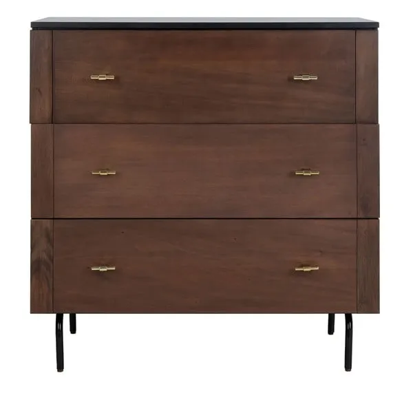 Bruno 3 Drawer Dresser - White