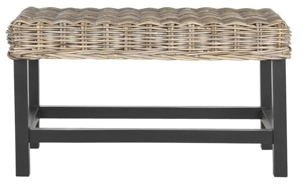 Omari Wicker Bench - Natural