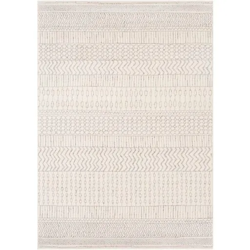 Pisa Beige Indoor 5' x 7' Machine Woven Rug