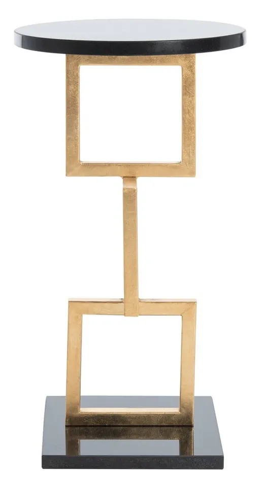 Cassidy Accent Table - Gold/Black