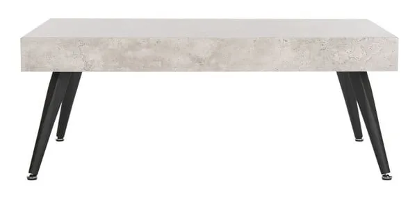 Cedric Coffee Table - Light Gray/Black