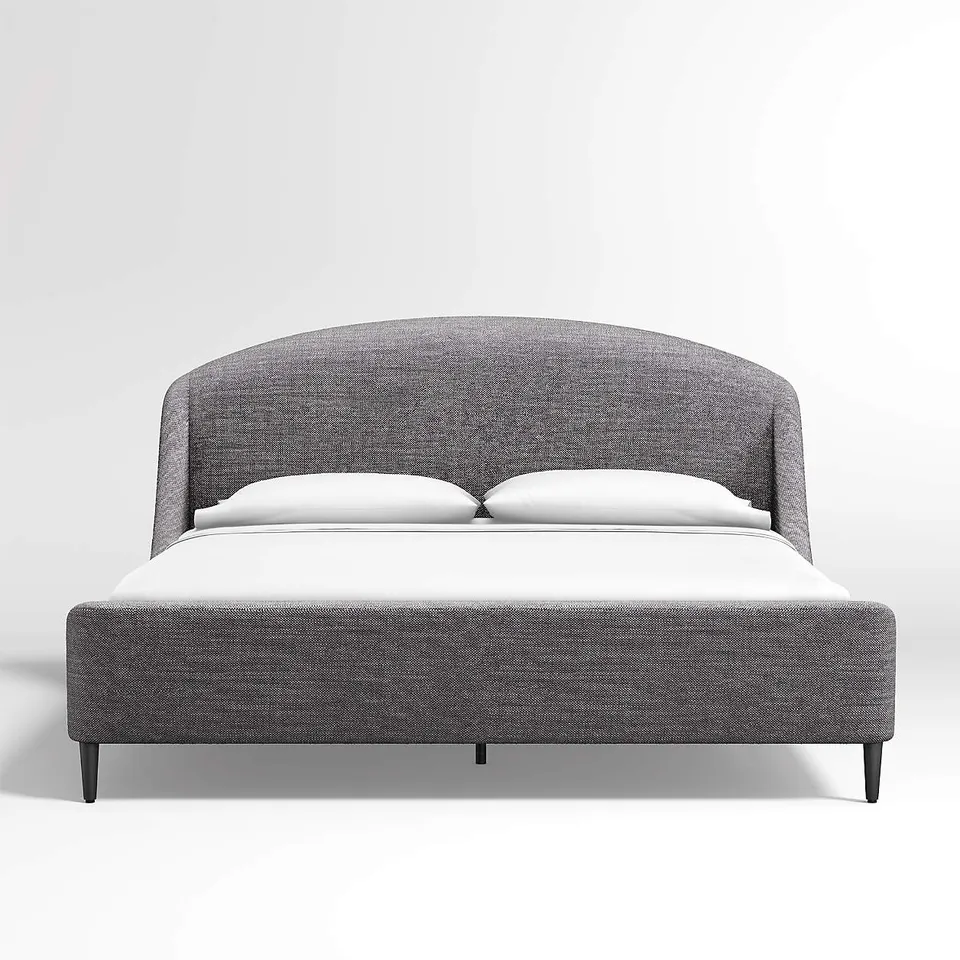 Lafayette Charcoal Grey Upholstered California King Bed