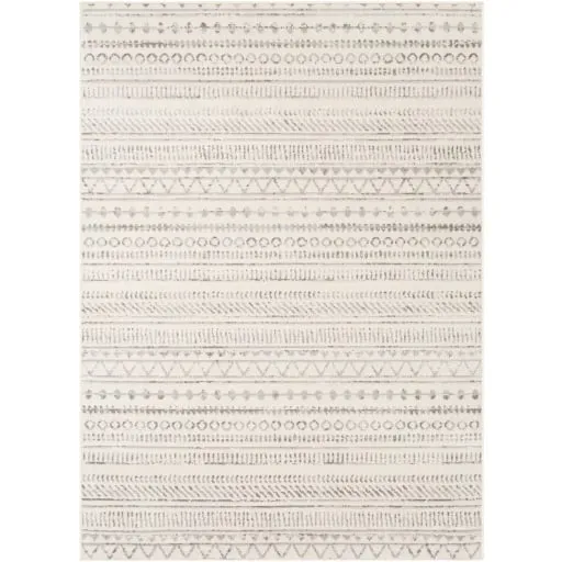 Pisa Beige Indoor 5' x 7' Machine Woven Rug