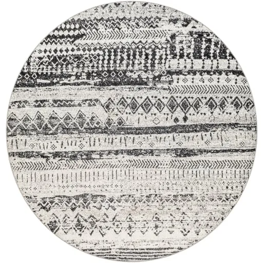 Lavadora Beige Indoor 6'7" x 6'7" Machine Woven Rug