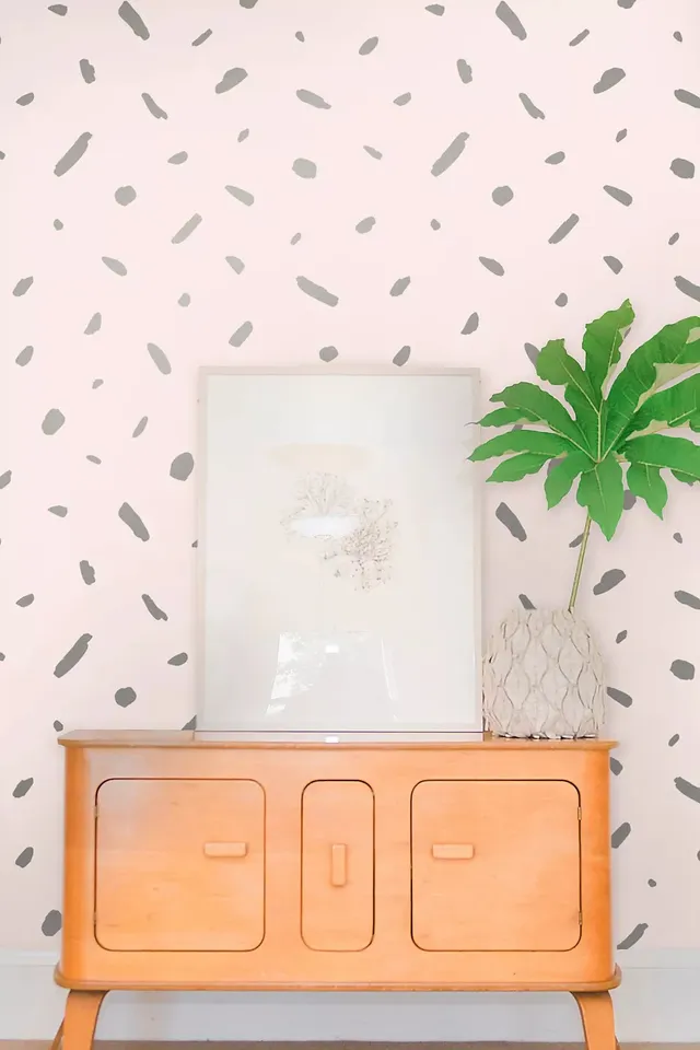 Pas De Trois Hand Printed Wallpaper