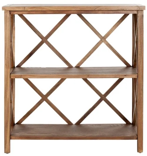 Liam 2 Tier Open Bookcase - Oak