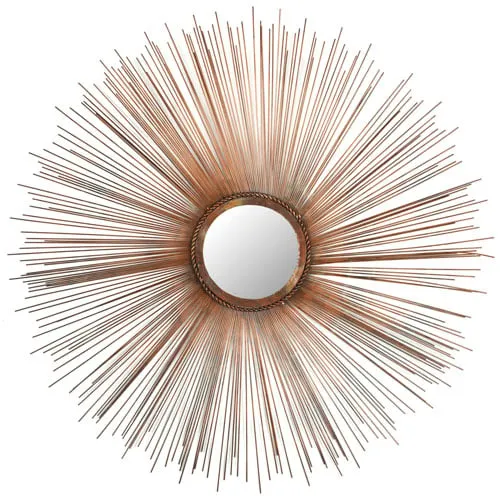 Sunburst Mirror - Burnt Copper