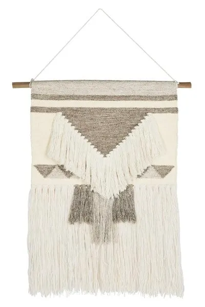 Sedona Woven Wall Art 145 - Ivory/Brown