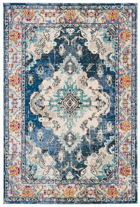 Monaco Collection, Navy/Light Blue,  8' X 10'