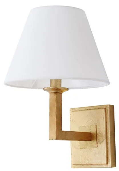 Pauline 9.5" Wall Sconce, Set Of 2 - Gold Leaf