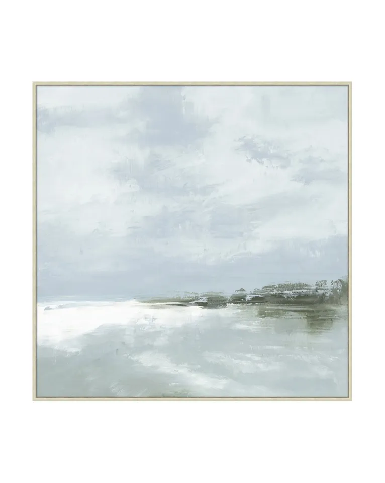 Coastal Rain Framed Art, 40.75" x 40.75"
