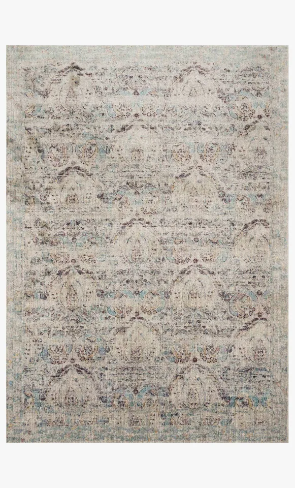 AF-05 SILVER / PLUM Rug - 7'10" x 10'10"