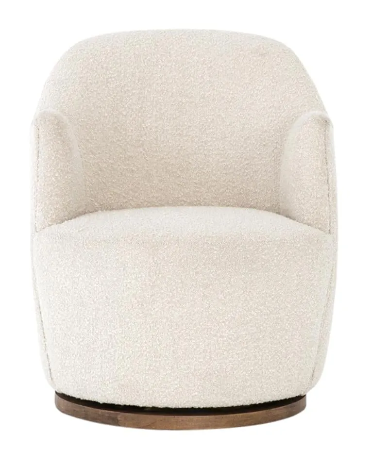 Gulliver Swivel Chair, Cream