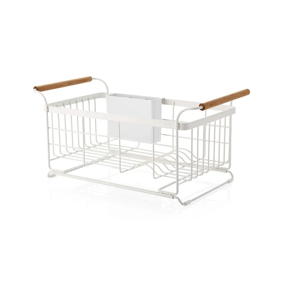 Yamazaki Tosca White Over-The-Sink Dish Drainer Rack