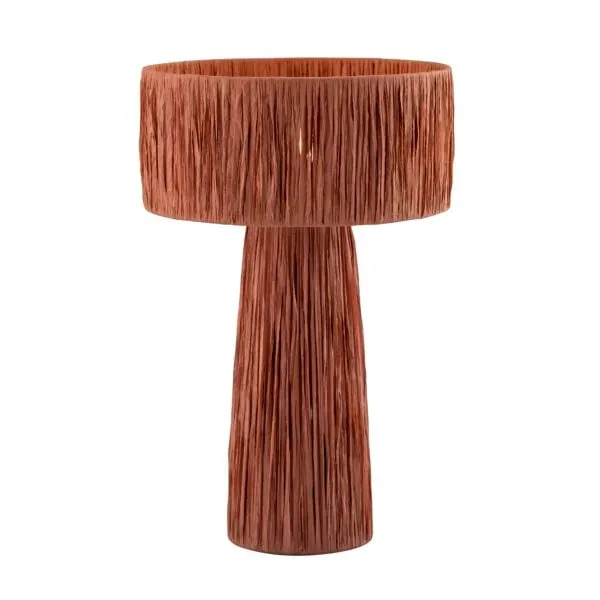 Shelby Raffia Brick Table Lamp