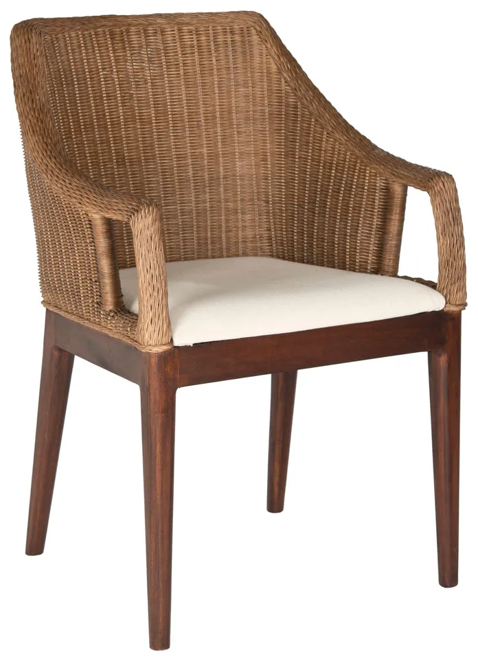 Enrico Arm Chair - Multi Brown