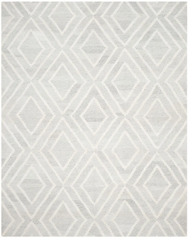 Kilim Collection  KLM516D Color: Ivory / Dark Grey