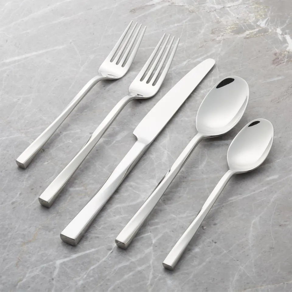 Twist Mirror 5-Piece Flatware Place Setting