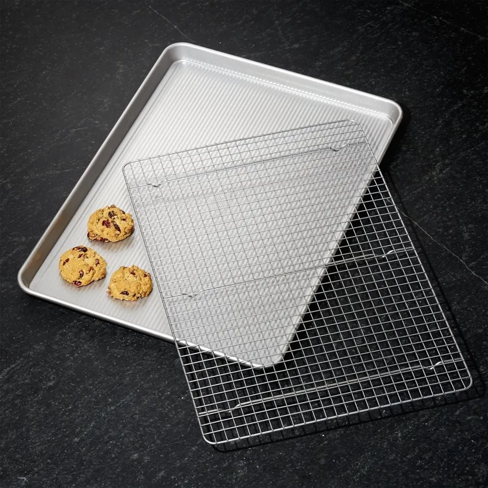 USA Large Cookie Sheet with Cooling Rack