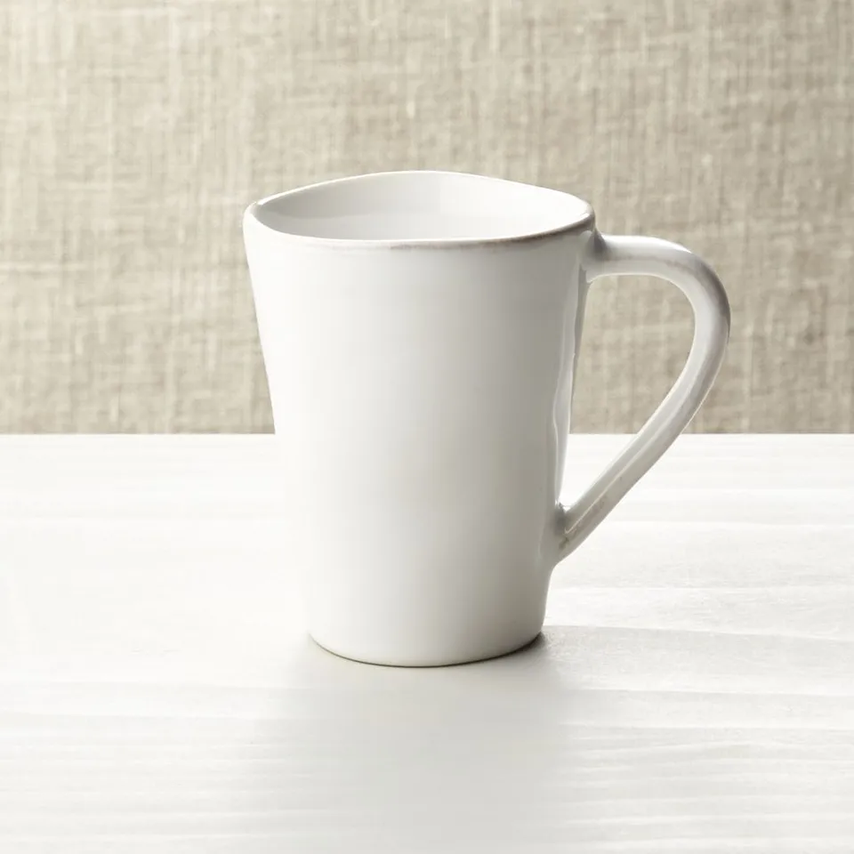 Marin 12-oz. White Stoneware Mug